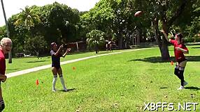 teens engage in playful activities