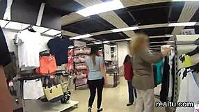 yo, see this cute czech girl? tempted at the shopping centre, now getting drilled hard in pov!