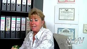 Mmv Films Petra Performs Cunilingus and Fingering on Blonde Mature Babe