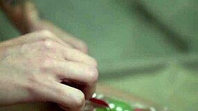 Tattooed Cutie Sucks and Rides Dildo Hard
