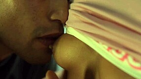 Ebony babe interacts with brother-in-law in this homemade video