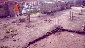 My brick layer neighbor fuck me in uncompleted building