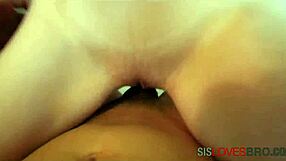 Shy Stepsis Feels Horny Fingering In Bathroom