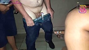 Wife Fucks Every Cock at the Swingers Party