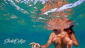 can i suck and fuck underwater? sheila ortega asks while snorkeling