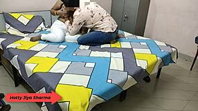Hotty Jiya Sharma Fucked Hard by Her Boyfriend in Her Hostel Room with Load Moaning L Clear Hindi Voice L with Dirty Talk