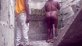 My brick layer neighbor fuck me in uncompleted building