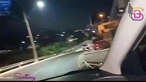 Bruna Santiny Sucks Huge Black Cock Deeply