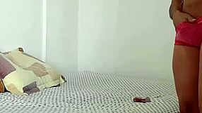 spy cam catches italian stepsis miranda moaning loud in lingerie upskirt action. her perfect body drives wild.