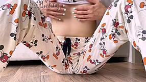 Skinny Asian Teen with Small Tits Masturbates Pussy to Big Squirt and Cum