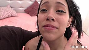Putalocura - Colombian Lia Ponce Swallows Lots of Cum and Squirts in Extreme Blowjobs