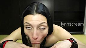 Girlfriend sticks plug in ass and deepthroats dick like crazy with dirty talk!