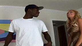 blonde milf gia marley is sucking that big black cock