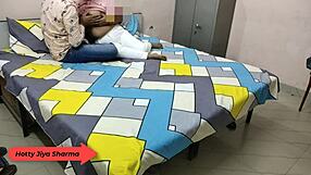Hotty Jiya Sharma Fucked Hard by Her Boyfriend in Her Hostel Room with Load Moaning L Clear Hindi Voice L with Dirty Talk