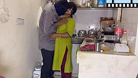 Amateur Colombian Wife Surprised and Fucked While Cooking in Kitchen