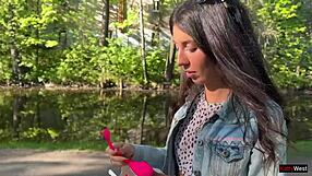 my friend controls my public orgasms with a toy