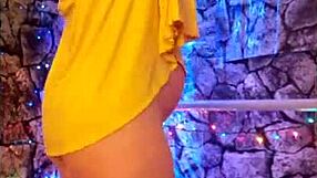 hotwife steffi june poses in lingerie during photoshoot masturbation!