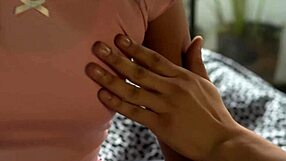 Ebony babe interacts with brother-in-law in this homemade video