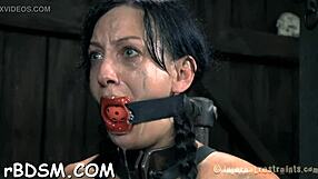 Electric Prod Shocks Bound Chick’s Tits and Shaved Cunt
