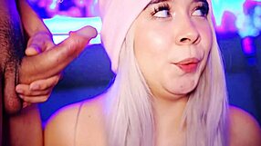 Valentina Blonde Begs For Multiple Cocks Sucking