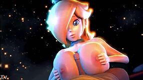 i can't stop loving rosalina & peach tit action