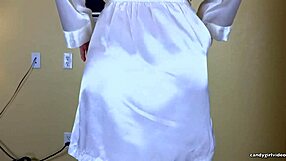 i watch arielle lane strip in black lingerie hd