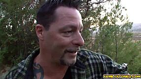 teaching his step daughter to suck big cock!