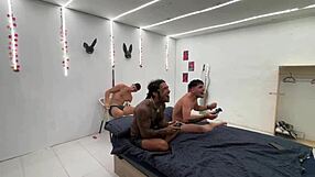 britney dutch arrives at latin gangbang studio for orgy