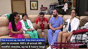 Aria nicoles undergoes her yearly physical with doctor tampa