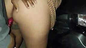 Latina Whore Fucked on Beach Car