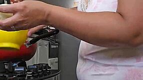 Pregnant woman showing off her big curves, wanna see?