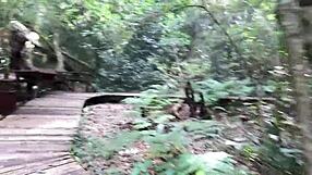 we have fun in the garden and almost get caught