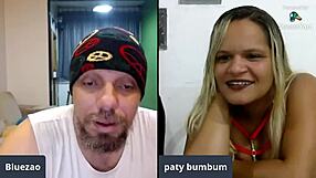 Pornstar Paty Bumbum answers spicy public questions outdoors