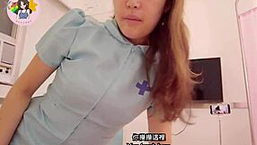 hong kong av star macy chan explores desires as a nurse in tender asian scenes