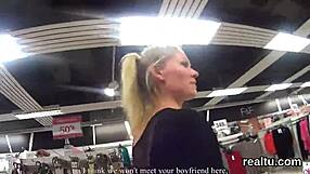 I got tempted by the charming Czech cutie in the shopping centre and we had sex in POV