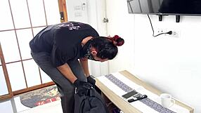 Tied Up Teen Blowjob!