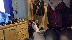 Aurora And Mike In Bound Anal And Blowjob With Toys!