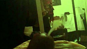 Shemale Jerks Off Big Black Cock To Cumshot