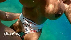 can i suck and fuck underwater? sheila ortega asks while snorkeling