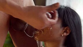 Ebony babe interacts with brother-in-law in this homemade video