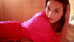 Beautiful Czech Asian Teen 18+ Masturbating with Stunning Curves and Big Tits