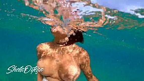 can i suck and fuck underwater? sheila ortega asks while snorkeling