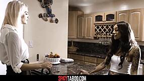 husband fucks nanny, wife joins threesome