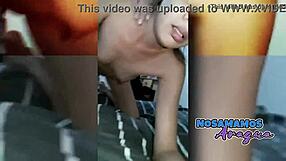 Young Latina Screams, 'Fuck Me Harder, I Want Two Cocks!'