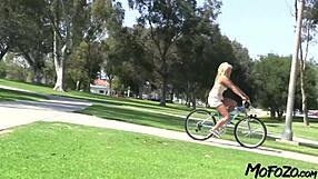 Blonde amateur loves rough doggystyle fucking!