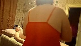 Chubby brothel chief provides mature massage and oral service