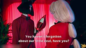 Hazbin Hotel Alastor Fills Charlie's Throat Deep - MollyRedWolf