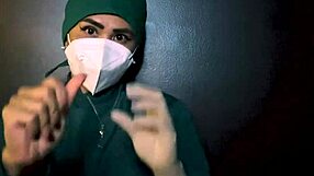 Latex Gloves Tease In Femdom Fetish Play