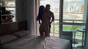 perfect anal sex on the beach with toys and riding