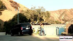 Voyeur Latina Watches Two Babes in Steamy Action